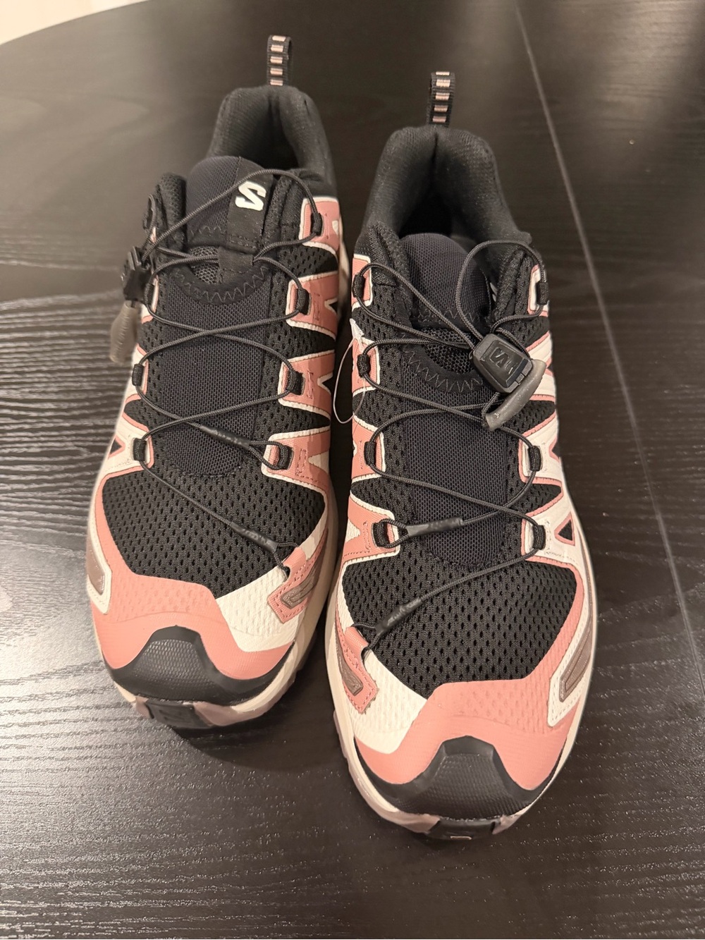 Salomon Women's Black and Pink Trail Running Shoes